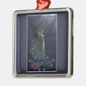 Undertow-Abdeckungs-erstklassige quadratische Silbernes Ornament (Links)