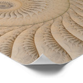 Undertow Abstrakt Spiral Poster (Ecke)