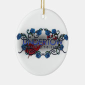 Undertow-Kreis-Weihnachtsverzierung Keramikornament (Rechts)