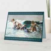 Undertow von Winslow Homer Karte (Vorderseite)