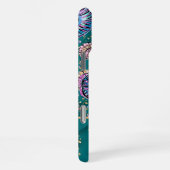 Underwater Aquamarin Luxe | Green Pastel Gold Seas iPhone Hülle (Rechte Seite)