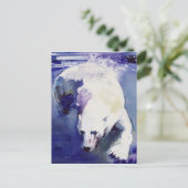 Underwater Bear 1999 Postkarte (Stehend Vorderseite)