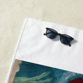 Underwater Corgi at the Beach Strandtuch (Beispiel)