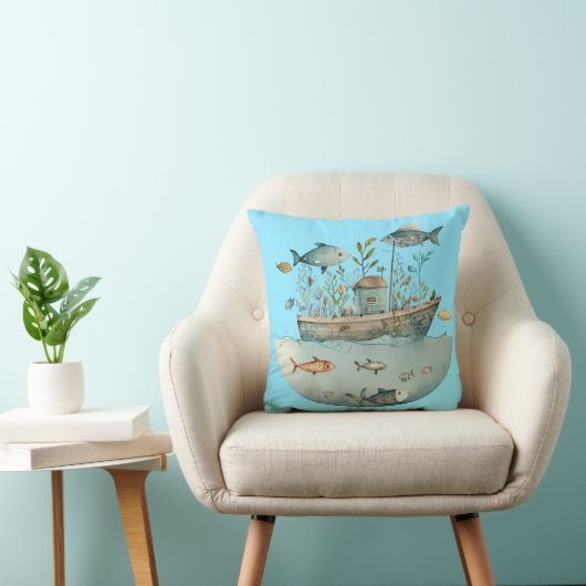 "Underwater Dreams" Customizable Kissen (Stuhl )