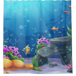 Underwater Duschvorhang