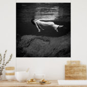 Underwater Fashion Fotografy Poster (Küche)