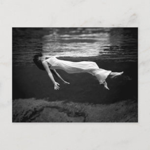 Underwater Fashion Photography Postkarte