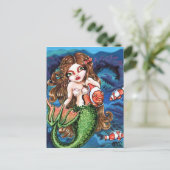 Underwater Friend Postcard Postkarte (Stehend Vorderseite)