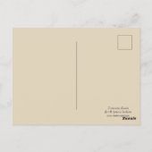 Underwater Friends Dolphin Mermaid Postkarte (Rückseite)