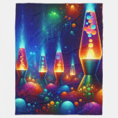 "Underwater Lava Lamp Fantasy" Fleecedecke (Vorderseite)