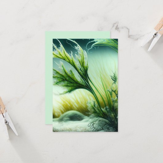 Underwater Majesty Karte (Vorderseite/Rückseite Beispiel)