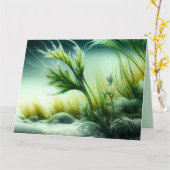 Underwater Majesty Karte (Gelbe Blume)