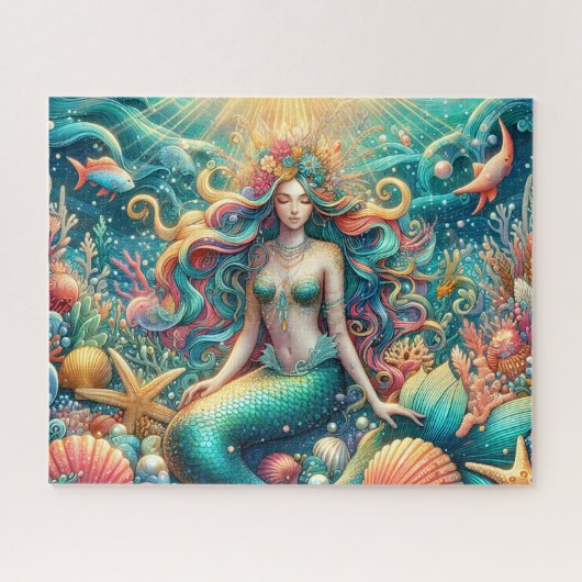 Underwater Mermaid Puzzle (Horizontal)
