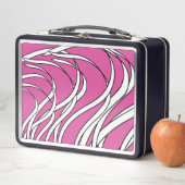 Underwater seaweed in pink  metall brotdose (Beispiel)