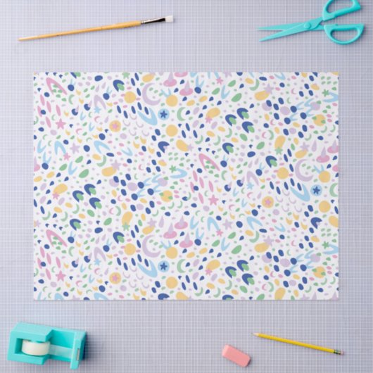 Underwater space. seidenpapier (Basteln)