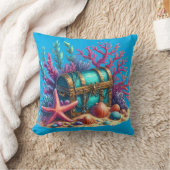 "Underwater Treasure" Kissen (Decke)