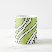Underwater  Wave lime green Kaffeetasse (Mittel)