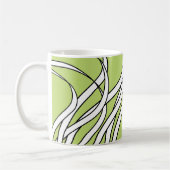 Underwater  Wave lime green Kaffeetasse (Links)