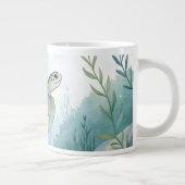 Underwater world with turtle Jumbo-Tasse (Rechts)