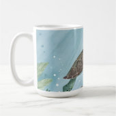 Underwater world with turtle kaffeetasse (Links)