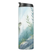 Underwater world with turtle thermosbecher (Nach rechts gedreht)