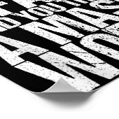 Underwear Can't Stop A Fart And You Think A Mask W Poster (Ecke)