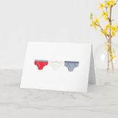 Underwear Karte (Gelbe Blume)