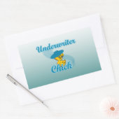 Underwriter Chick #3.png Rechteckiger Aufkleber (Umschlag)