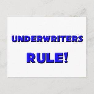 Underwriters Rule! Postkarte