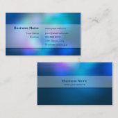 Undeutliche Farbweiße transparente Visitenkarte (Vorne/Hinten)