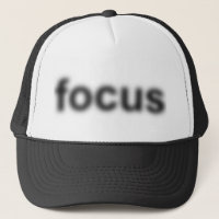 Undeutlicher Fokus - Hut