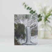 Undeutlicher Wasserfall umgeben durch einen Postkarte (Stehend Vorderseite)