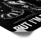 Undiagnosed But I'm Pretty Sure Funny Autism Racco Poster (Ecke)