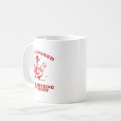 Undiagnosed But Soing Ain't Right Funny Raccoon Ch Kaffeetasse (Vorderseite Links)