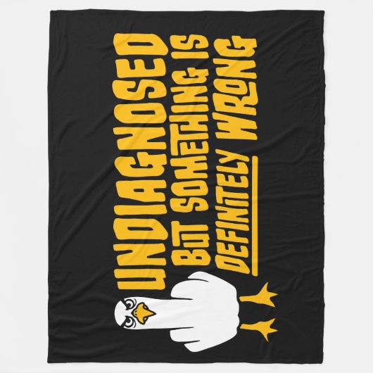 Undiagnosed But Something Definitely Wrong Seagull Fleecedecke (Vorderseite)