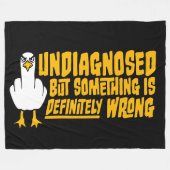 Undiagnosed But Something Definitely Wrong Seagull Fleecedecke (Vorderseite (Horizontal))
