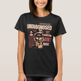 Undiagnosed Raccoon for Raccoon Fans” T-Shirt