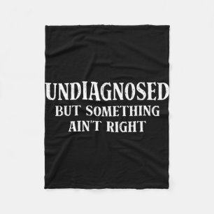 Undiagnostiziert, aber irgendetwas stimmt nicht lu fleecedecke