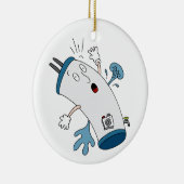 Undichter Warmwasserbereiter-Cartoon Keramik Ornament (Rechts)