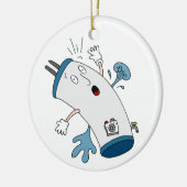 Undichter Warmwasserbereiter-Cartoon Keramik Ornament (Links)