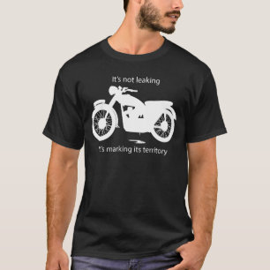 Undichtes Öl des klassischen britischen Motorrade T-Shirt