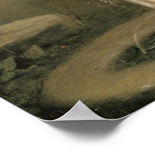 Undine by Waterhouse Poster (Ecke)