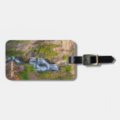 Undine Falls Lava Creek Yellowstone Nationalpark Gepäckanhänger (Vorderseite horizontal)