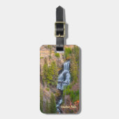 Undine Falls Lava Creek Yellowstone Nationalpark Gepäckanhänger (Vorderseite vertikal)