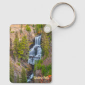 Undine Falls Lava Creek Yellowstone Nationalpark Schlüsselanhänger (Rückseite)