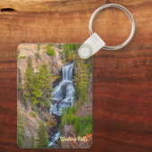 Undine Falls Lava Creek Yellowstone Nationalpark Schlüsselanhänger (Rückseite)