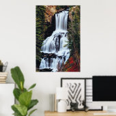 Undine Falls, Yellowstone Poster (Heimbüro)