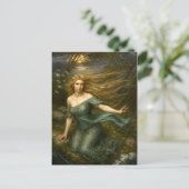 Undine im Mondlicht Postkarte (Stehend Vorderseite)