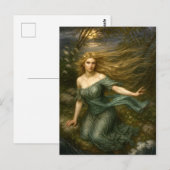 Undine im Mondlicht Postkarte (Vorne/Hinten)