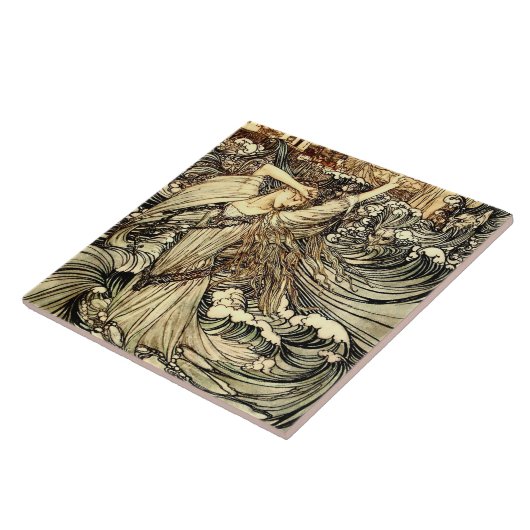 "Undine in the Waves" von Arthur Rackham Fliese (Seite)